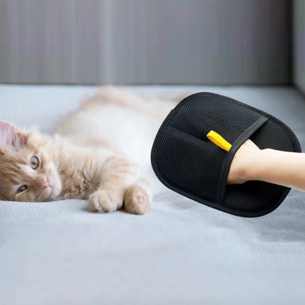 1/2/3 pcs Pet Grooming Gloves Pet Hair Remover Mitt Pet Hair Remover Gloves for Dog Cat Rabbit with Long/Short/Curly Hair - Image 3