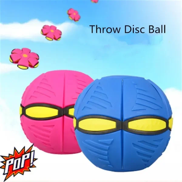 Flying UFO Flat Throw Disc Ball With LED Light Toy Kid Outdoor Garden Basketball Game Lkcomo Throw UFO Disc balls - Image 3