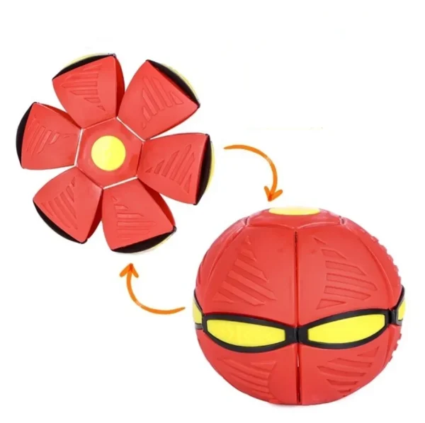 Flying UFO Flat Throw Disc Ball With LED Light Toy Kid Outdoor Garden Basketball Game Lkcomo Throw UFO Disc balls - Image 5