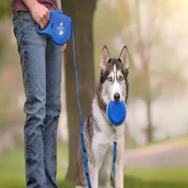 4 In 1 Retractable Kettle Dog Leash - Image 3