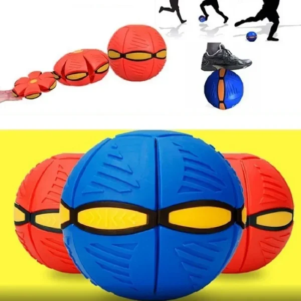 Flying UFO Flat Throw Disc Ball With LED Light Toy Kid Outdoor Garden Basketball Game Lkcomo Throw UFO Disc balls - Image 2